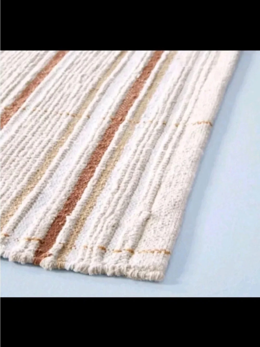 2' x 3' Scatter Stripe Accent Rug Cream/Brown Hearth & Hand with Magnolia